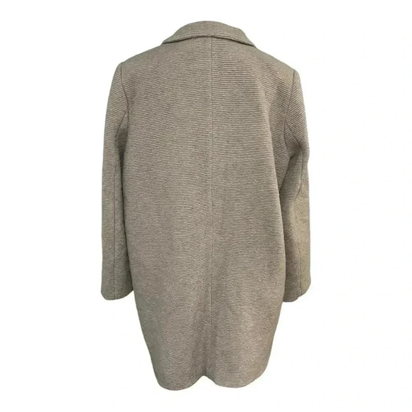 Kenneth Cole beige tan classic wool blend single button coat size XL - Picture 12 of 12